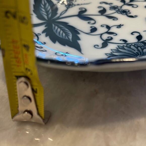 Vintage Blue Onion porcelain serving dish Japan - Picture 10 of 10